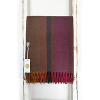 100% Baby Alpaca Throw- Spiced Apple