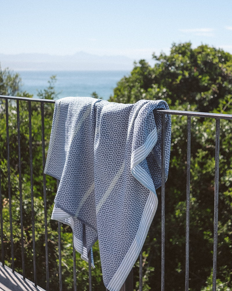 Mungo Atlantic Blue Bath Sheet