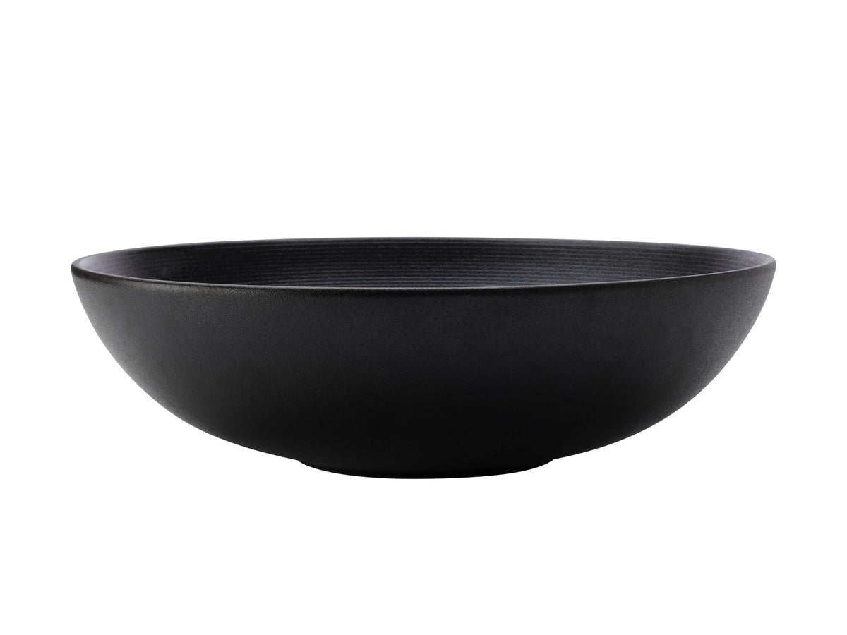 Cast Iron look Porcelain Serving Bowl  14.25''
