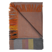 100% Baby Alpaca Throw- Copper Mine
