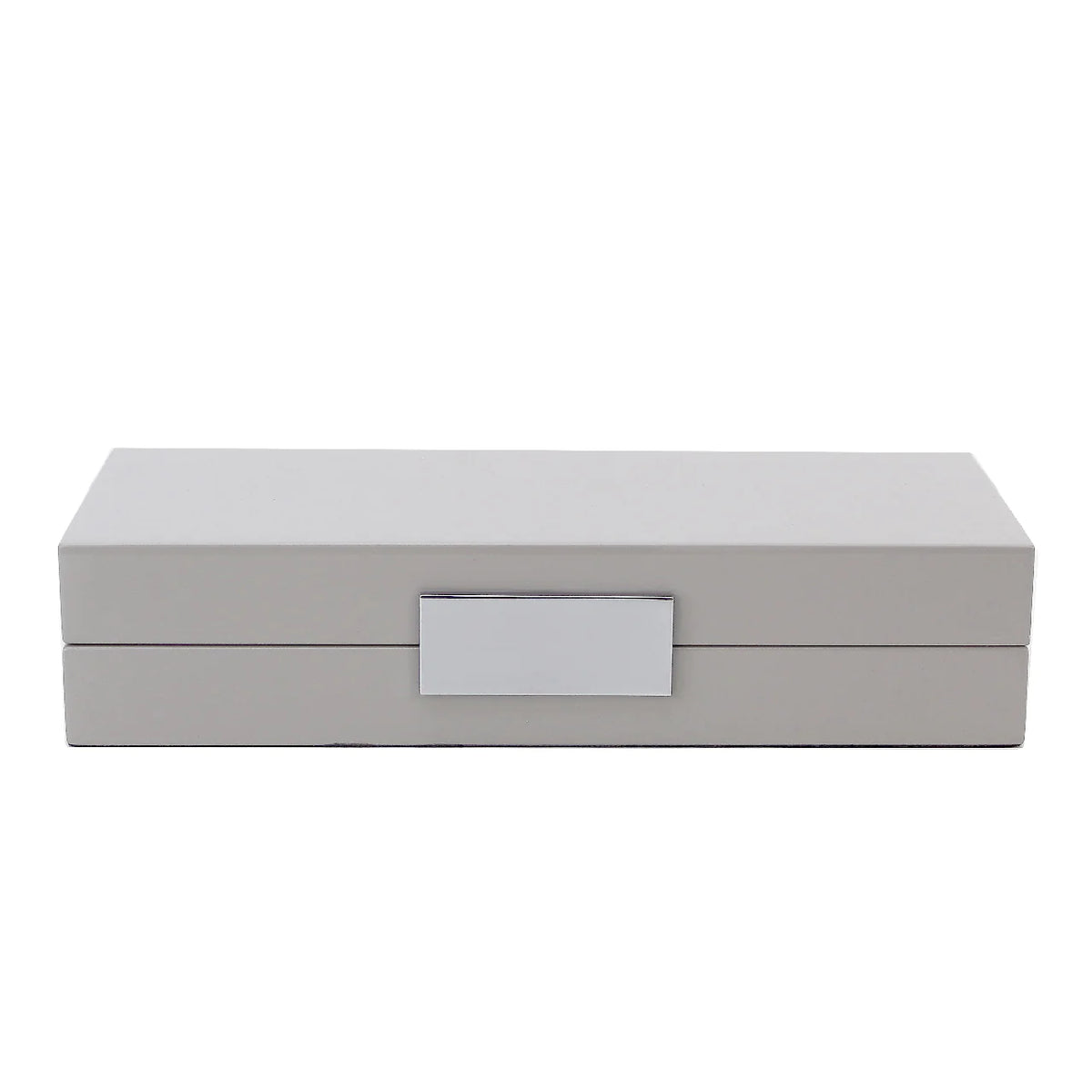 Jewellery Box in Grey Chiffon Lacquer