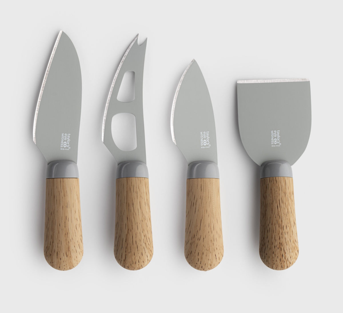 4 Piece Cheese Knife Set -Beech