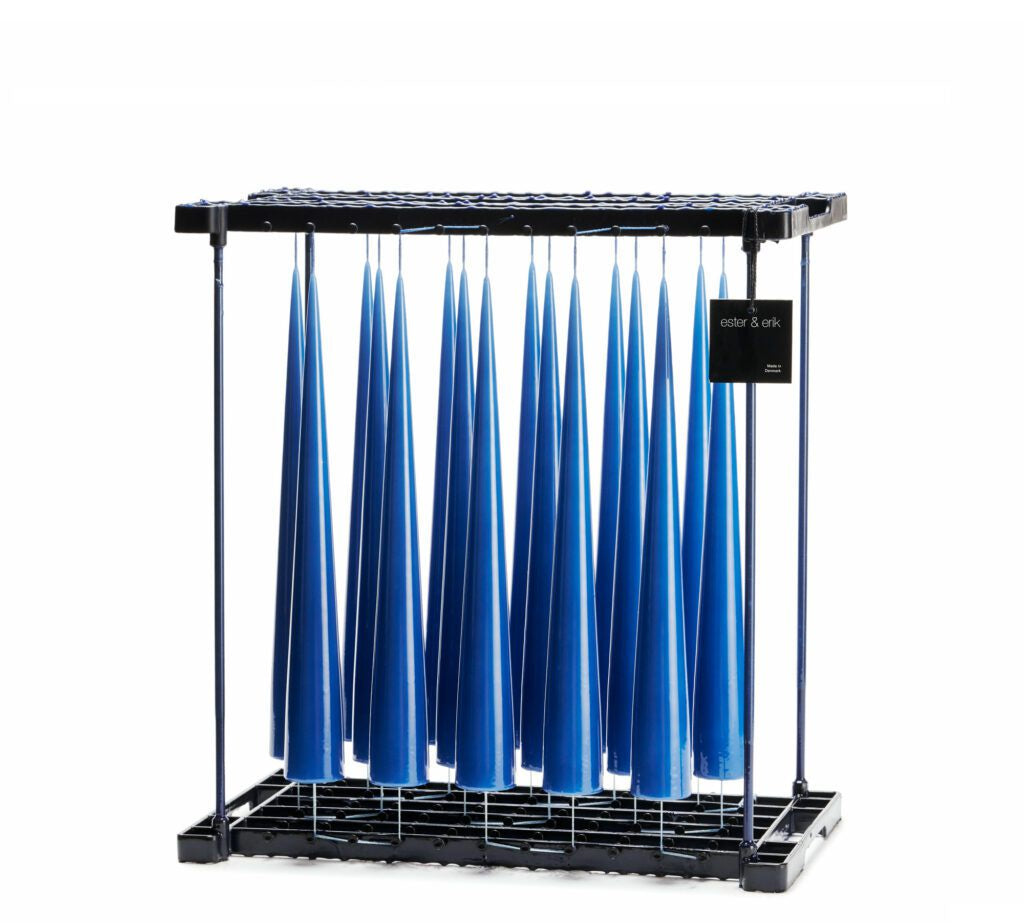 Ester & Erik Deep Blue cone candles