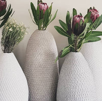 Medium Light Brown Pod H 13.8'' D 8.7''