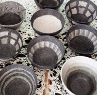 Assorted Wonky Bowls with Raw Edge