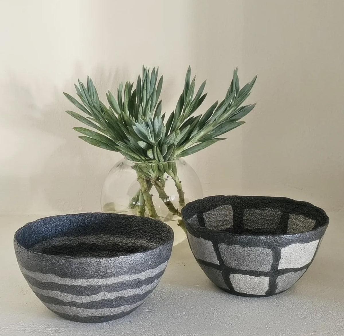 Assorted Wonky Bowls with Raw Edge