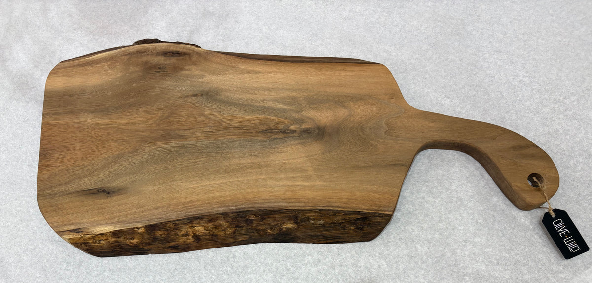 Black Walnut Live Edge Charcuterie Board  21'' x 9.75''  x 1''