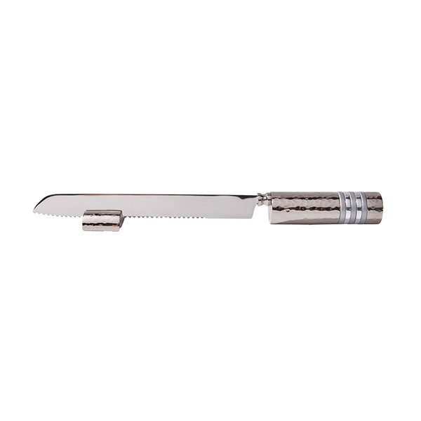 Silver Rings Challah Knife