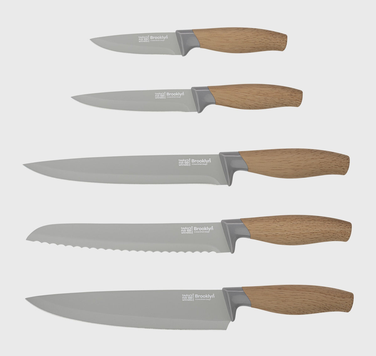 5 Piece Kitchen Knife Set -Beach