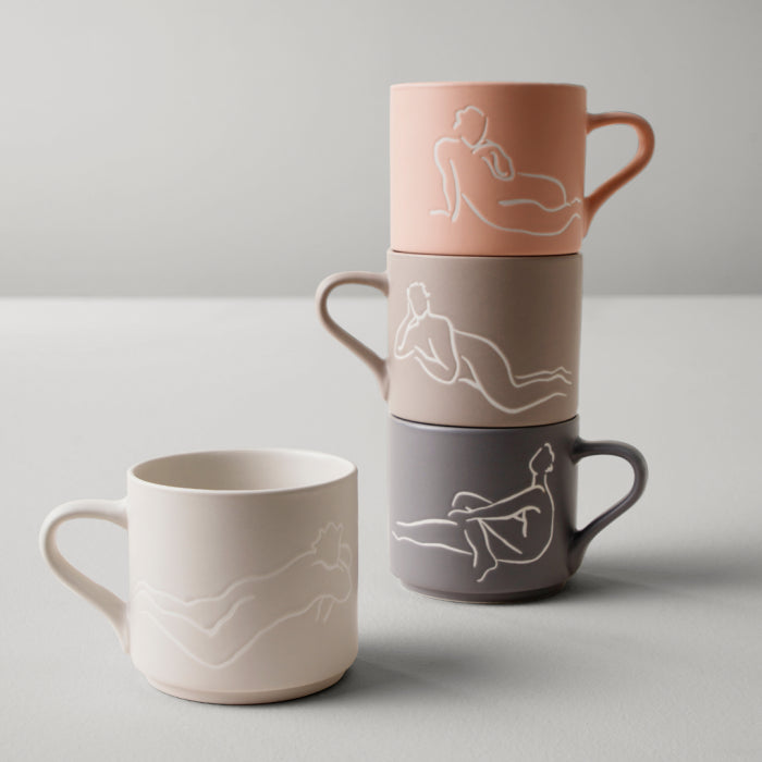 Stackable Mug Set of 4