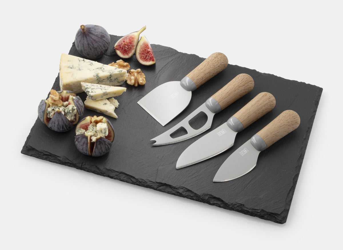 Cheese Knife Set -Slate Board-Beach