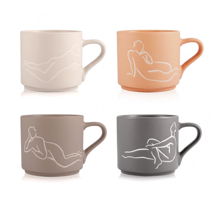 Stackable Mug Set of 4