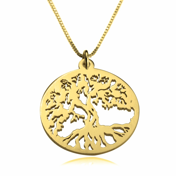 Tree of life necklace-Gold