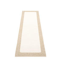 Pappelina, Ilda Beige/ Vanilla Reversible Rug 2.25'' x 4 ft