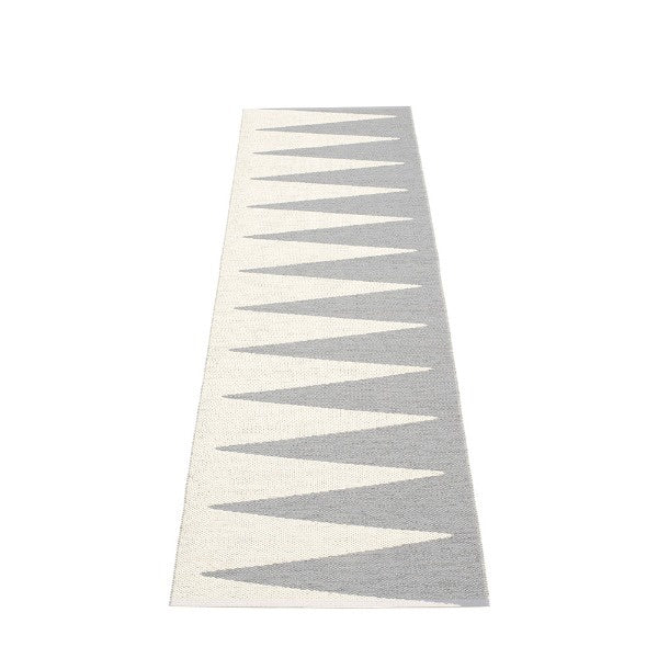 Vivi Grey Vanilla Reversible 2.25'' x 5ft Pappelina Rug