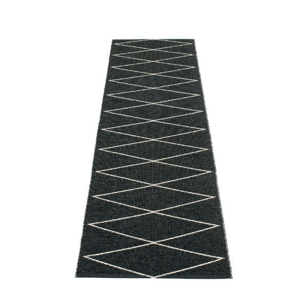 Pappelina Max Black /Vanilla Runner 2 ft 4'' x 8ft