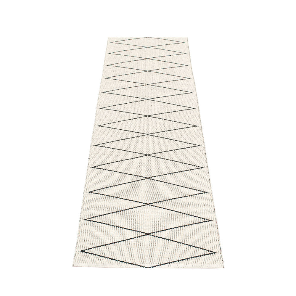 Pappelina Max Black /Vanilla Runner 2 ft 4'' x 8ft