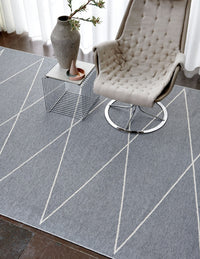 Max Grey Reversible  70cm x 100cm  Pappelina Rug