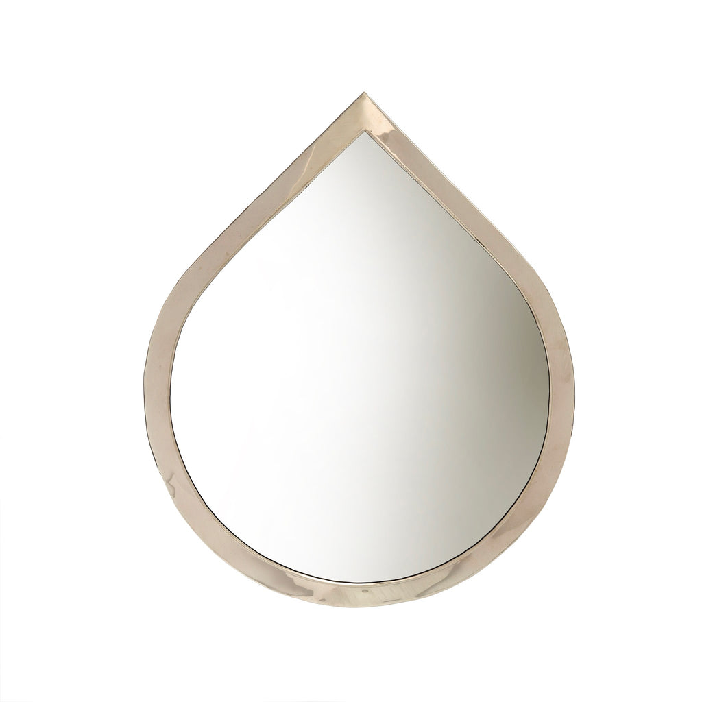 Water Drop Silver Trim Mirrors Set of 2