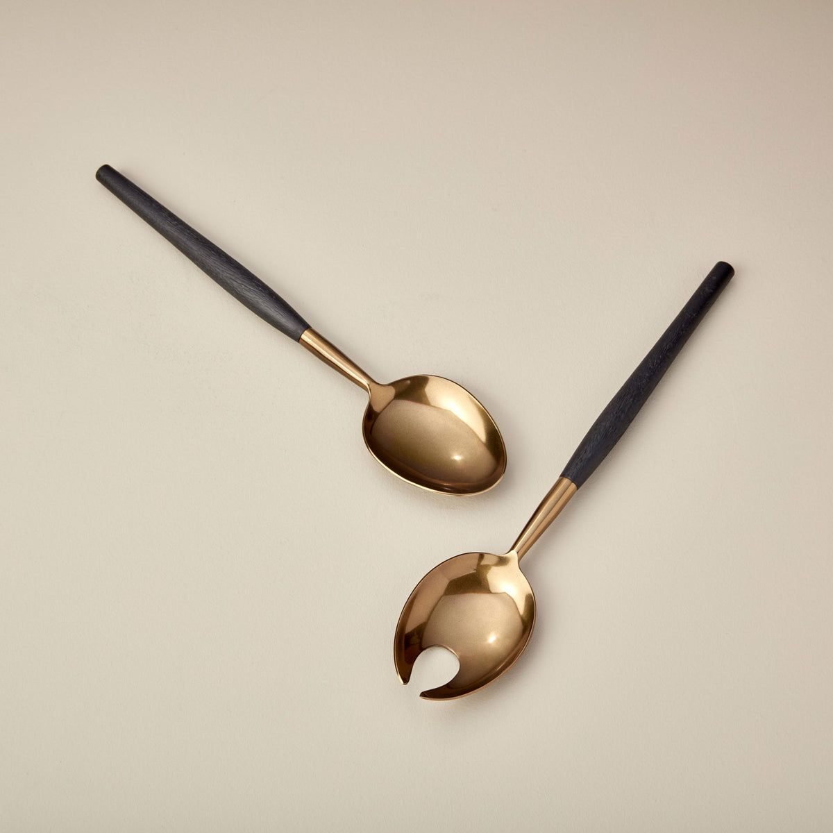 Serving Set Bronze , Nior-Black Mango wood