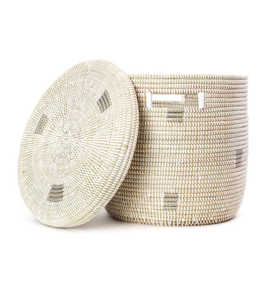 Flat Top Bath Bin Basket