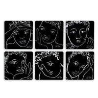 Coaster Set -Sketchbook set of 6