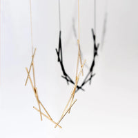 Pursuits- Sixes and Sevens Necklace Satin Gold