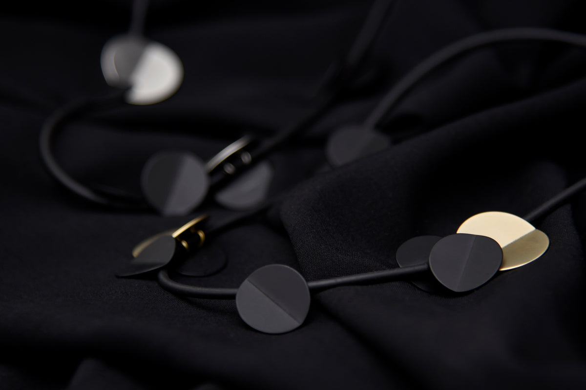 Pursuits Lilli Necklace- Black Gold