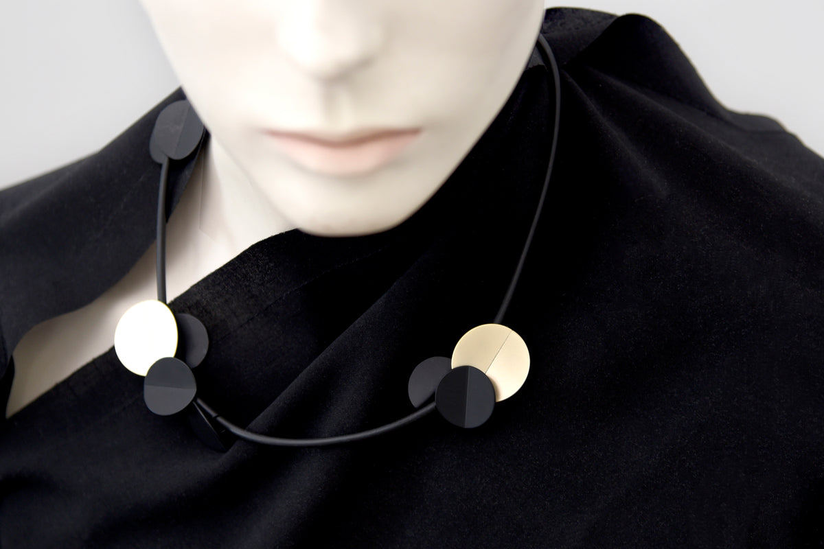Pursuits Lilli Necklace- Black Gold