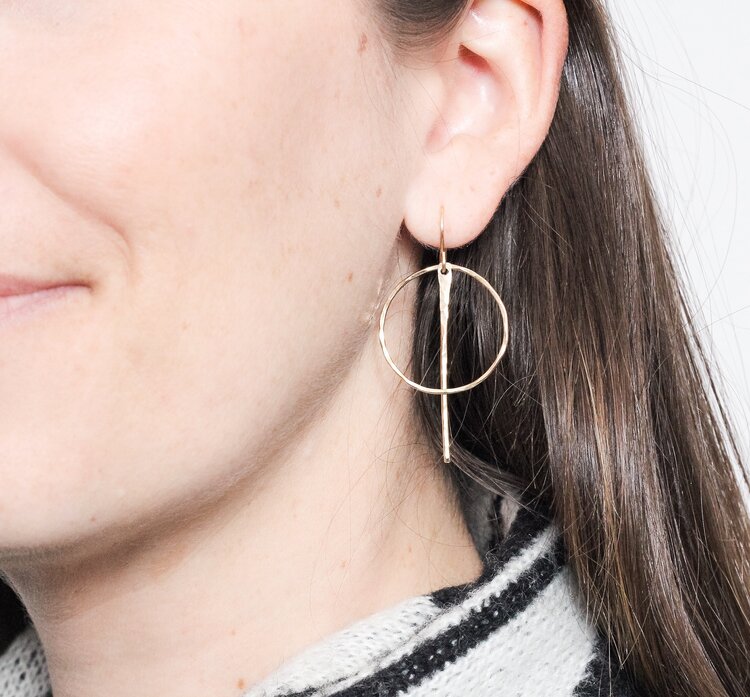 Oliva Hoops Yellow Gold Fill