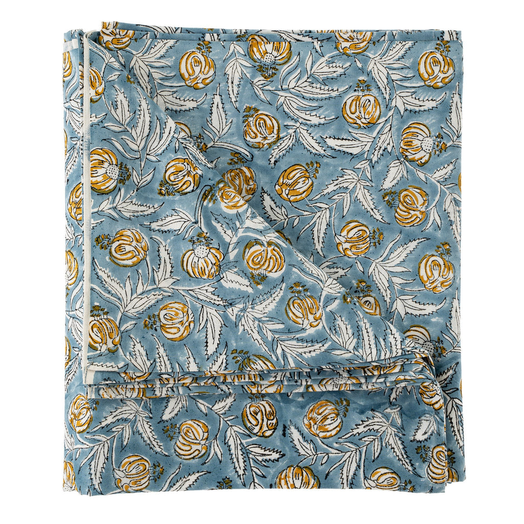 Table Cloth - Floral Blues 104x60