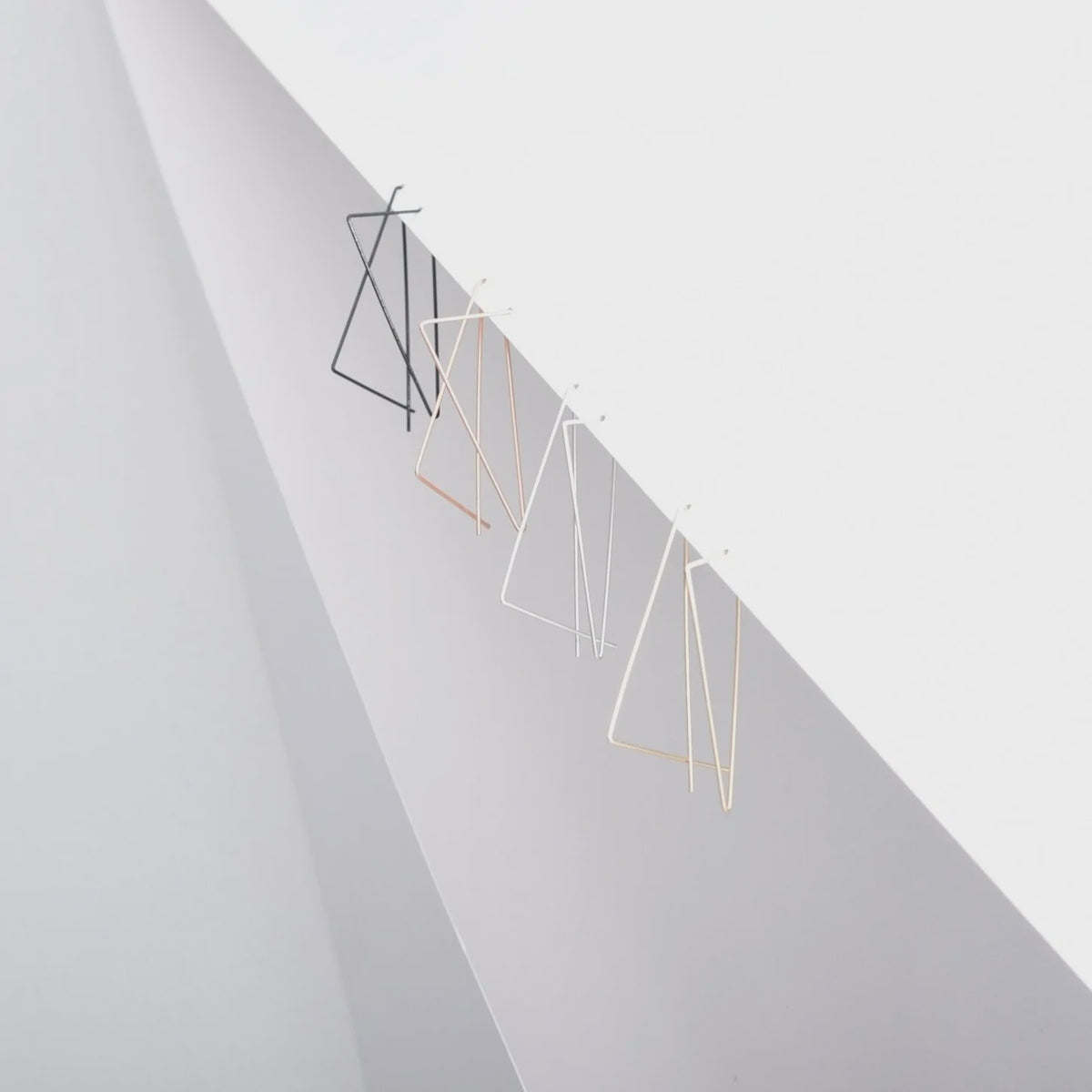 Pursuits- Svelete Gold Satin Hoops