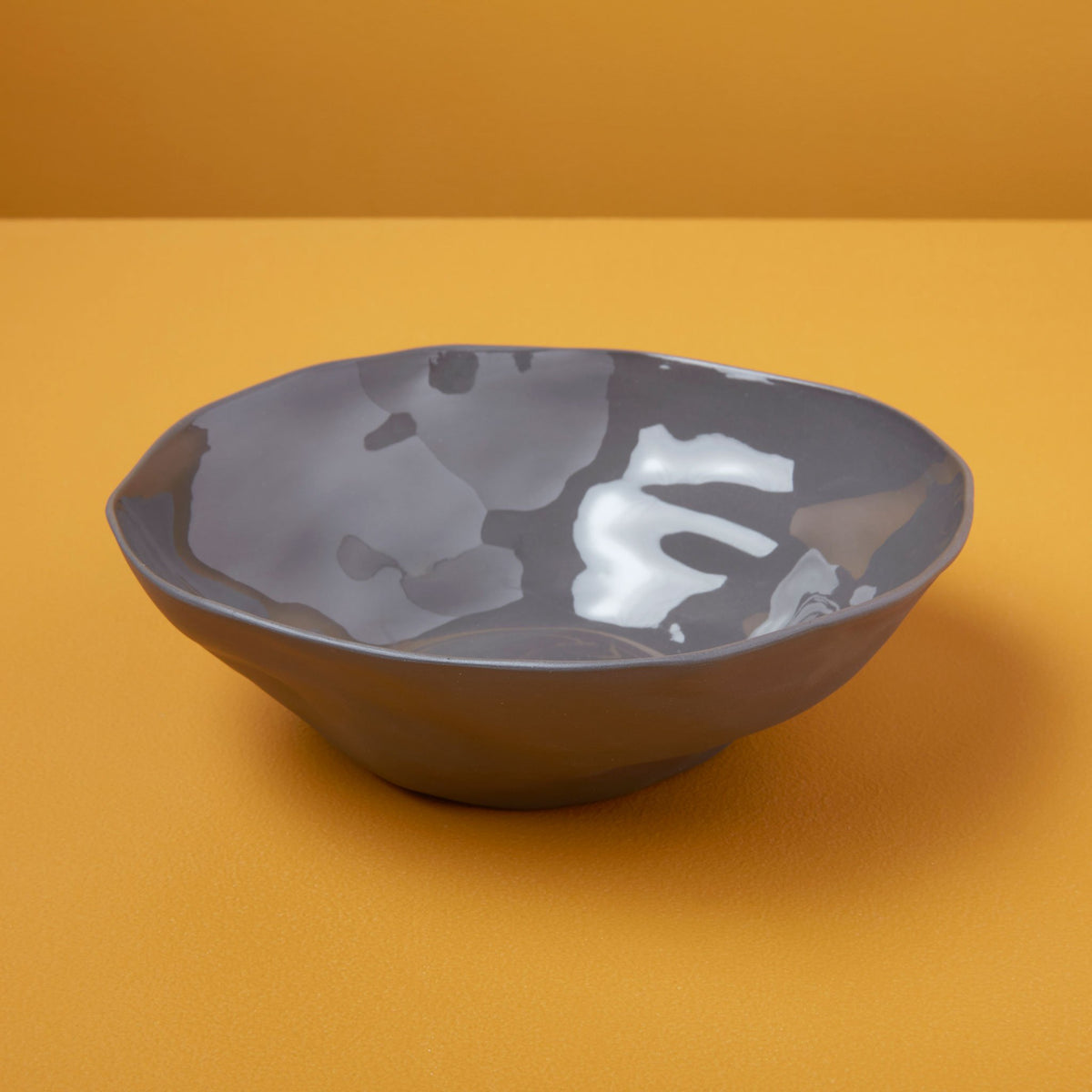 Stoneware Medium Slate Bowl