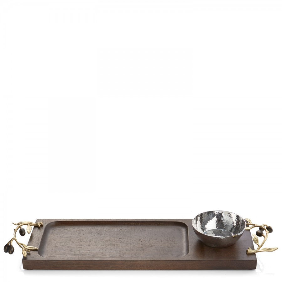 Michael Aram, Olive Branch Gold Dipping Board