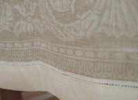 Table Cloth, 100% Linen .Bridgette 70'' x 70''