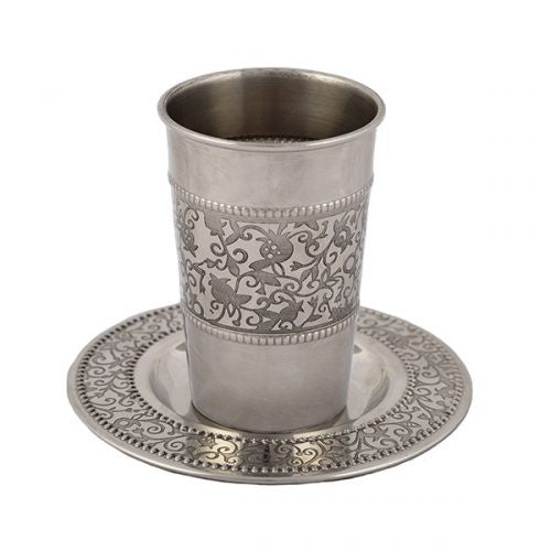 Stainless Steel Pomegranates Kiddush Cup