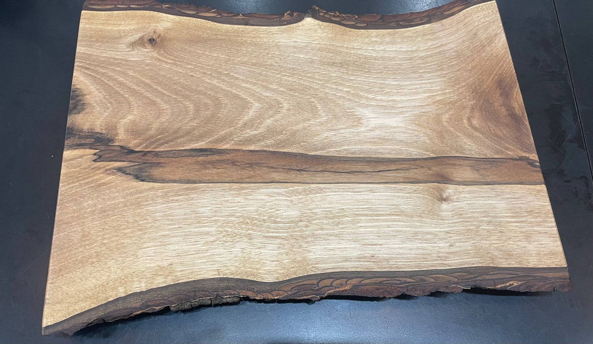 Live Edge with Bark English Walnut
