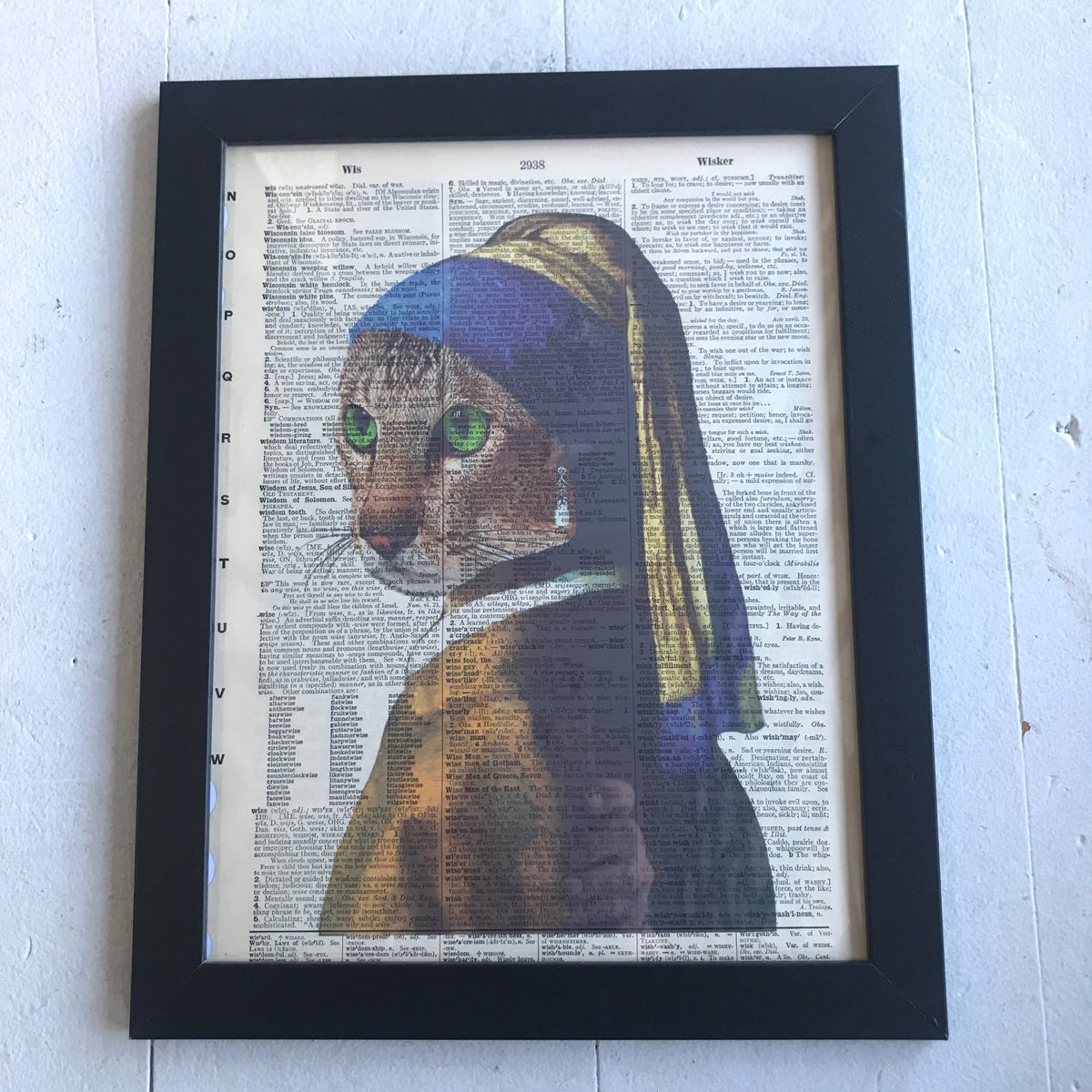 Wall Art, Blue Cat