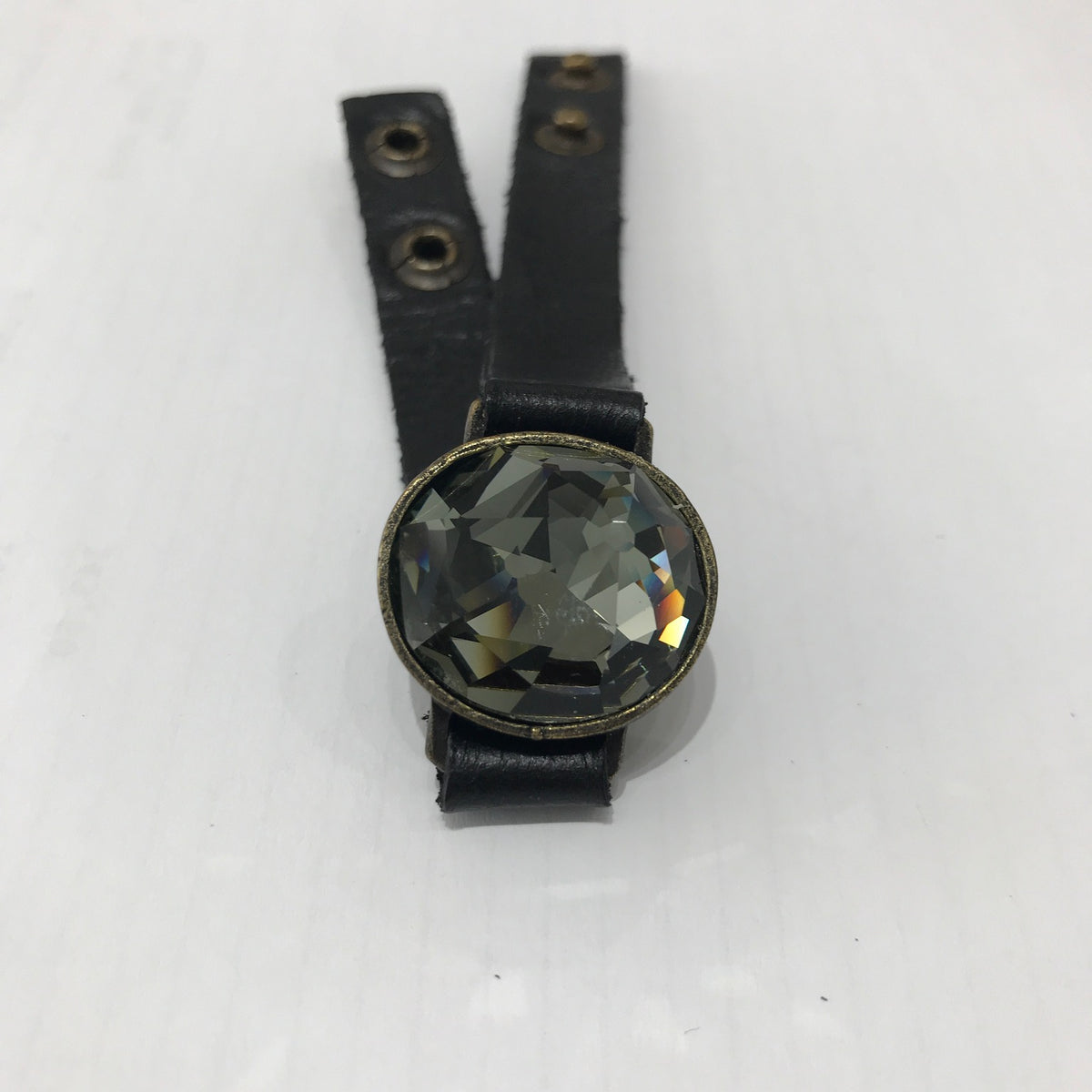 Narrow Bracelet t /Swarovski Black Diamond