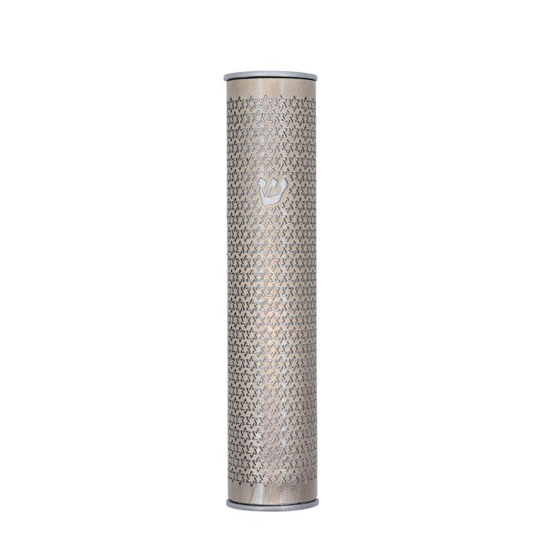 Metal Cutout Star of David Mezuzah - Silver