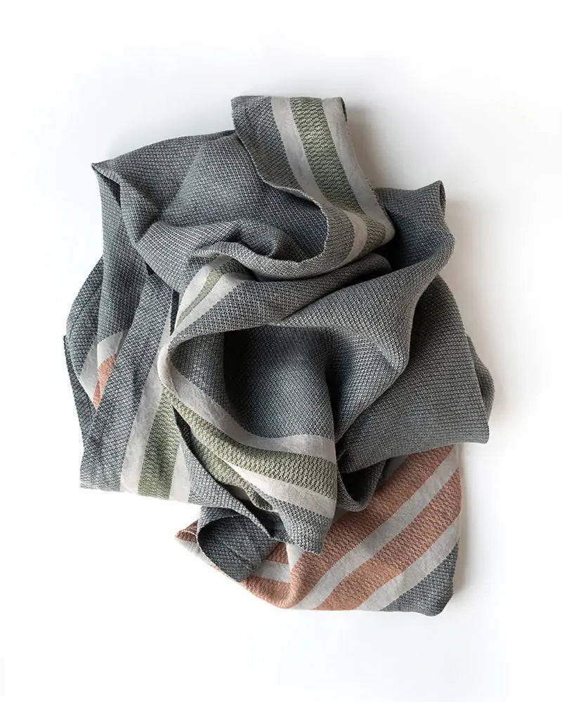 Mungo Flax Linen Towel -Graphite