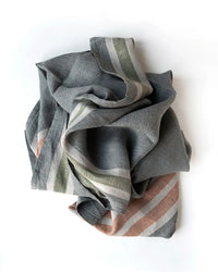 Mungo Flax Linen Towel -Graphite