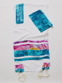 Chiffon, Ocean Sunset Tallit