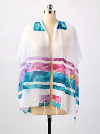 Chiffon, Ocean Sunset Tallit