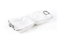 2 Section Servering Platter
