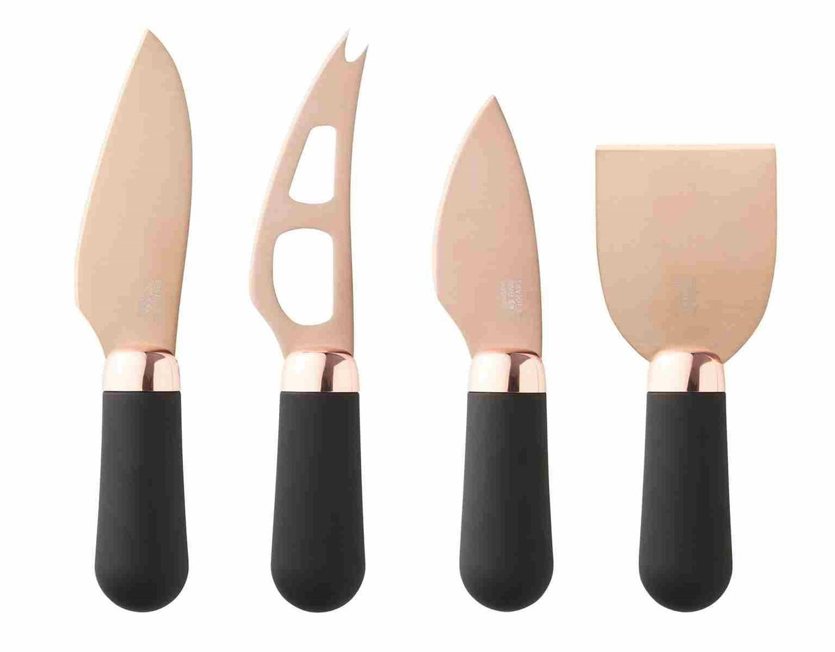Cheese Knife, Rose Gold 4 pcs set