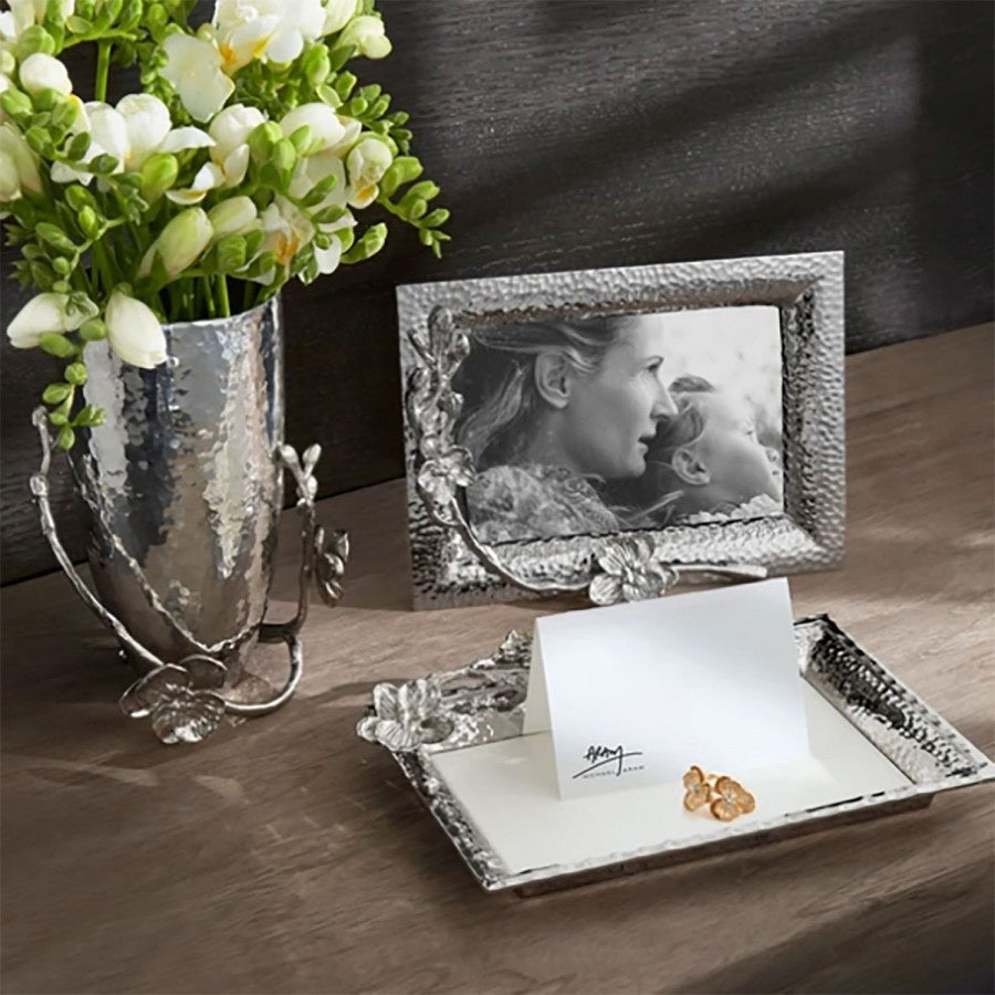 White Orchid Picture Frame  5 x 7
