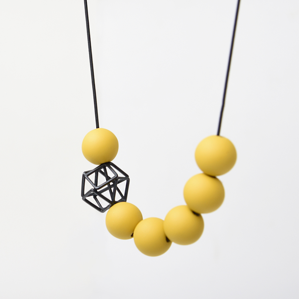 Hex Hex Black Dijon Necklace