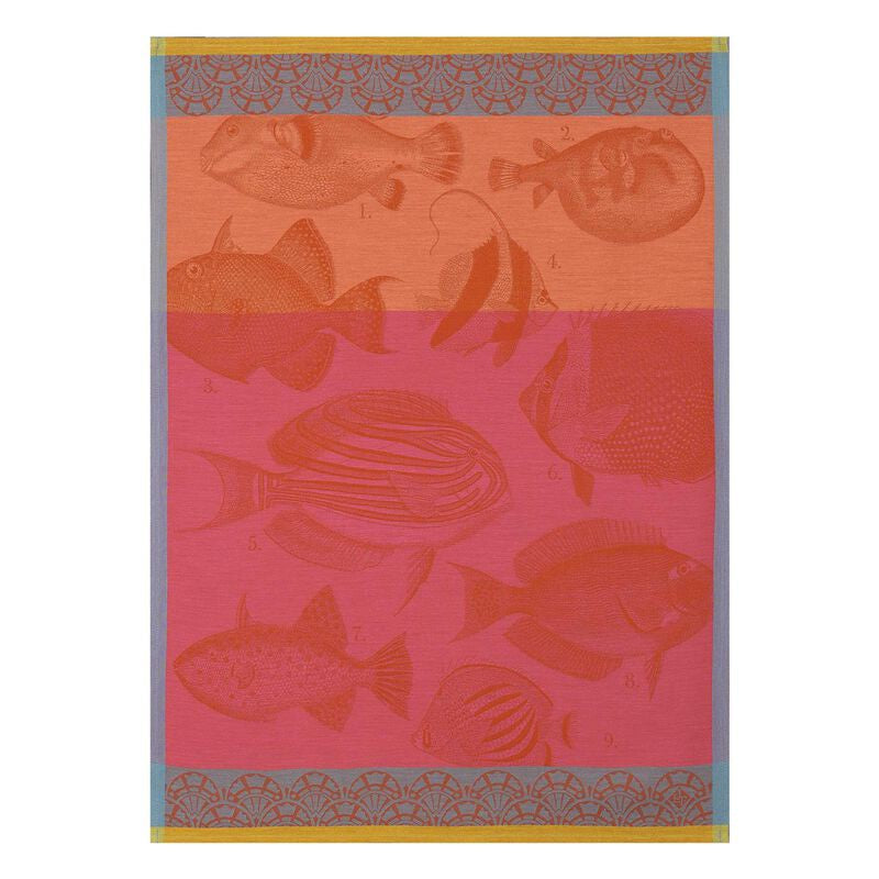 Le Jacquard Francais, Moorea Coral Tea Towel