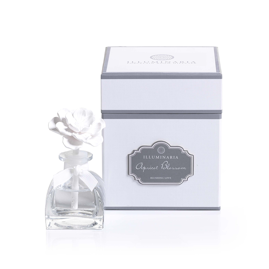 Apricot Blossom diffuser with porcelain flower